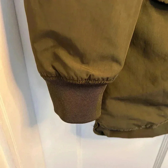 Men’s Tommy Hilfiger Coat in Olive Green Size Medium - Picture 5 of 11